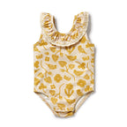 Wilson and Frenchy Goldie Floral Crochet Swimsuit