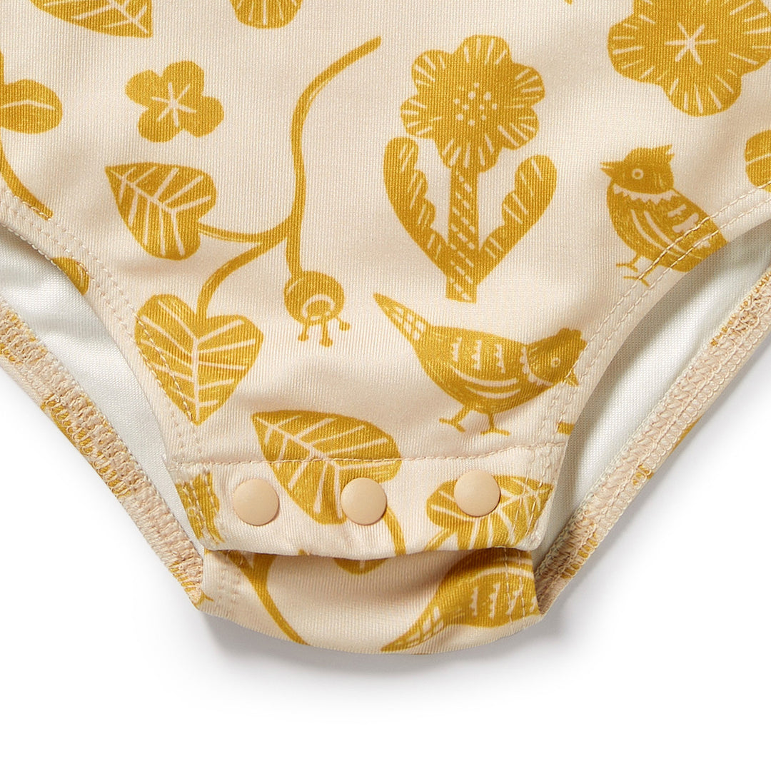 Wilson and Frenchy Goldie Floral Crochet Swimsuit