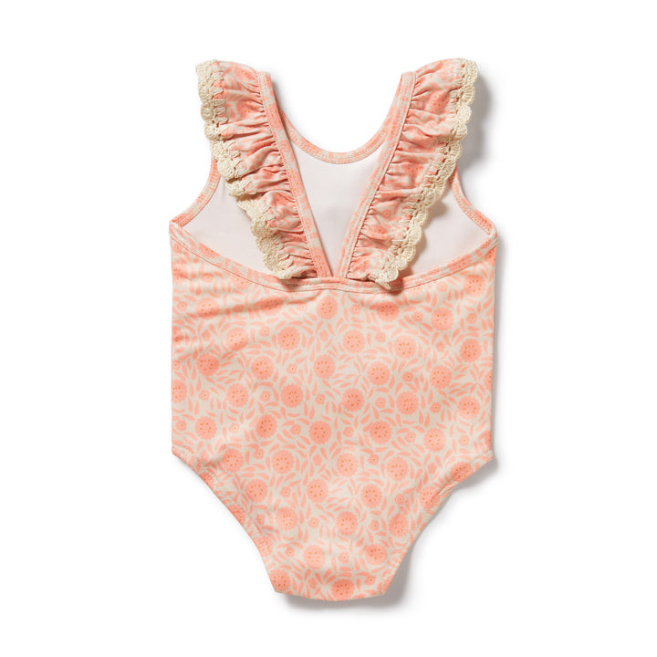Wilson and Frenchy Amelie Floral Crochet Swimsuit