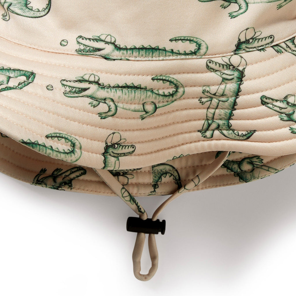 Little Croc Swim Sun Hat