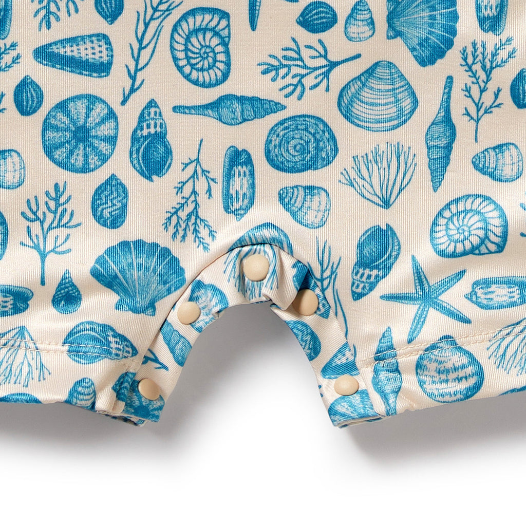 Shells One Piece Boyleg Swimsuit
