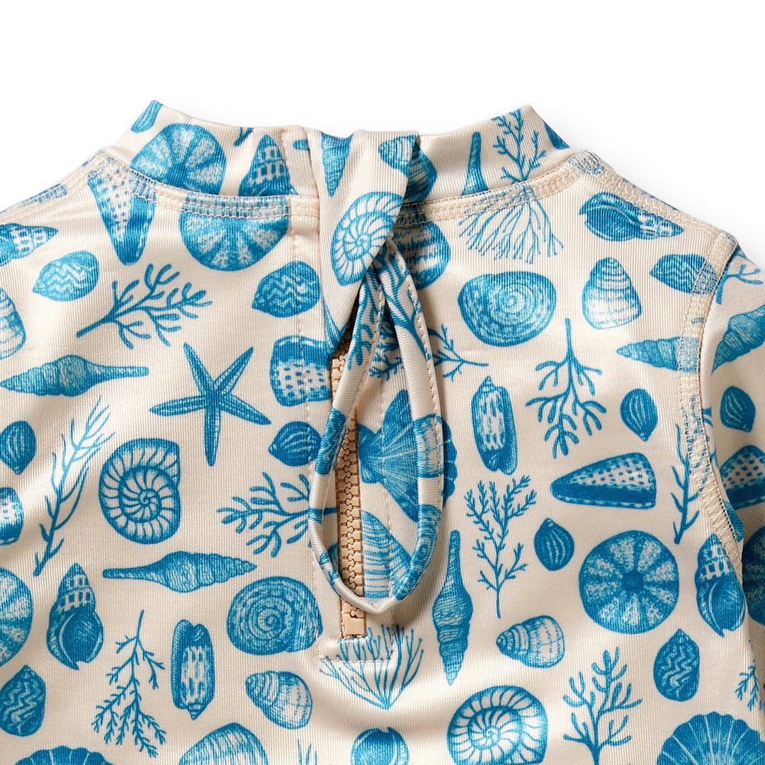 Wilson and Frenchy Shells One Piece Boyleg Swimsuit