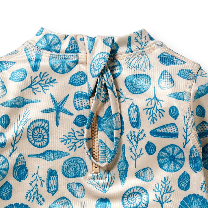 Wilson and Frenchy Shells One Piece Boyleg Swimsuit