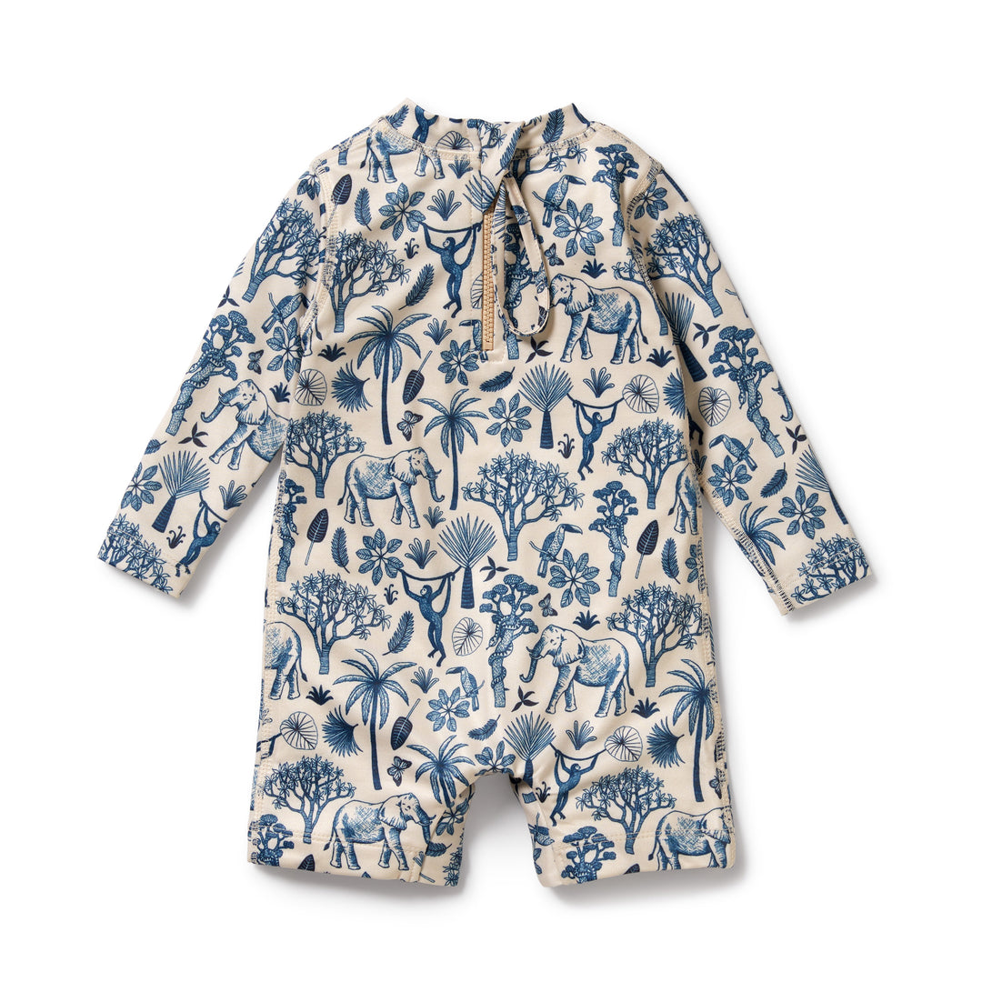 Wilson and Frenchy Jungle One Piece Boyleg Swimsuit
