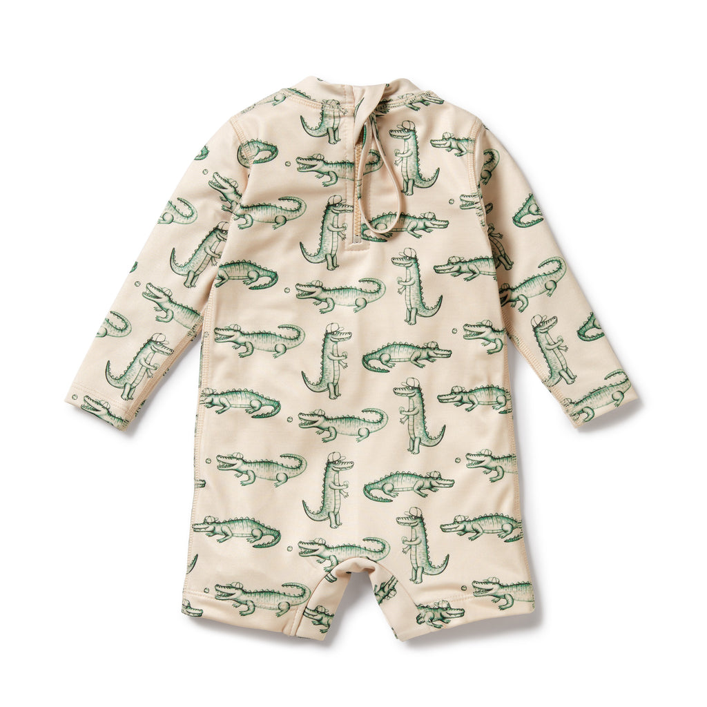 Little Croc One Piece Boyleg Swimsuit