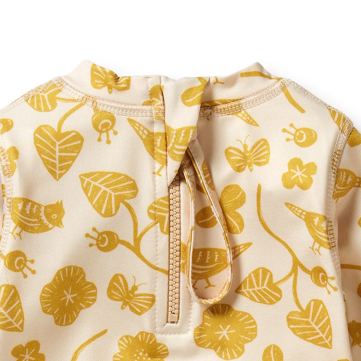Wilson and Frenchy Goldie Floral One Piece Boyleg Swimsuit