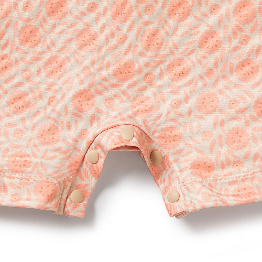 Amelie Floral One Piece Boyleg Swimsuit
