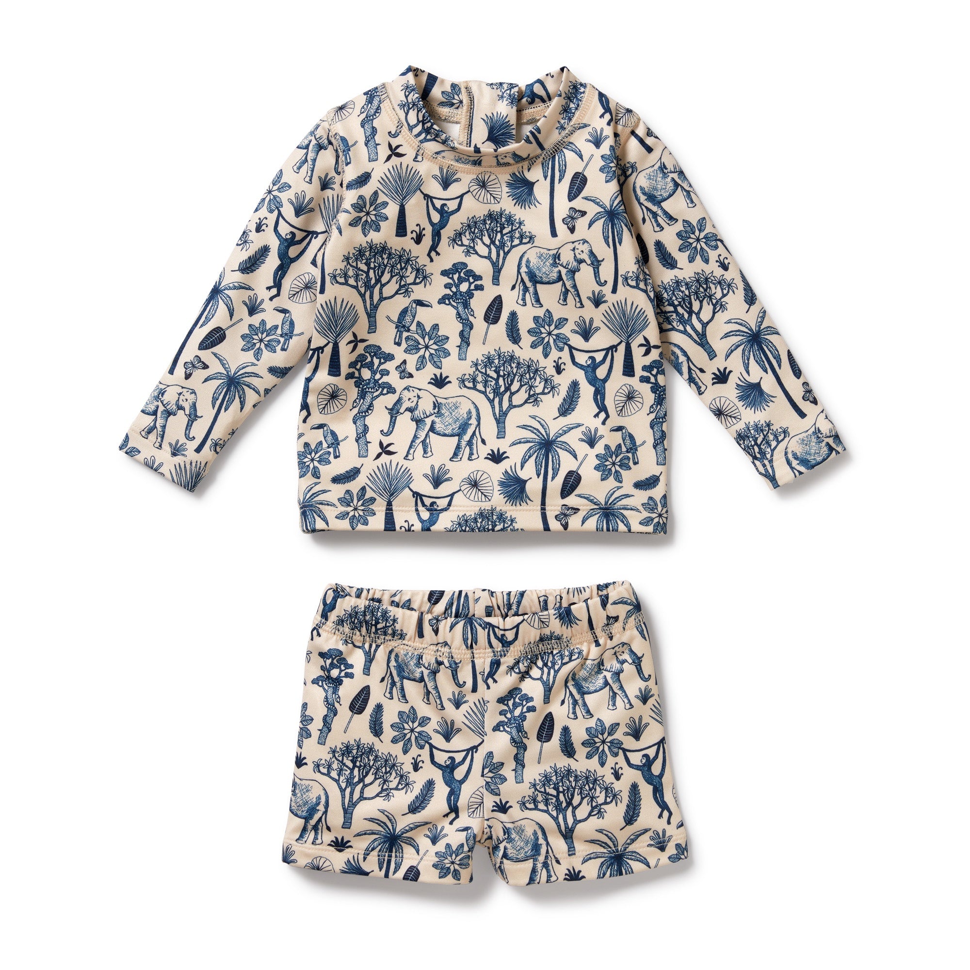 Wilson and Frenchy Jungle Rashie Swim Set