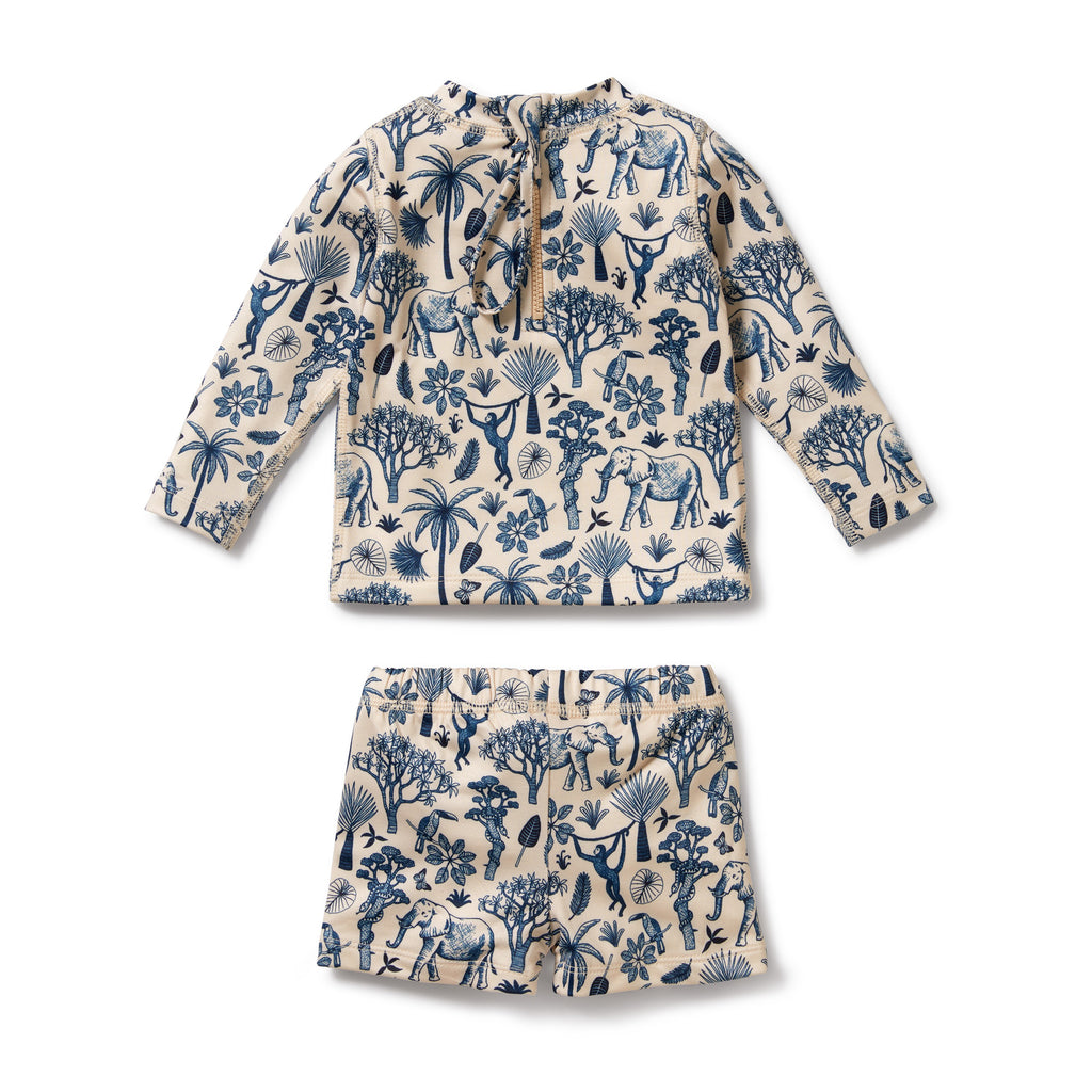 Wilson and Frenchy Jungle Rashie Swim Set