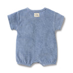 Dusty Blue Organic Terry Growsuit