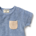 Dusty Blue Organic Terry Growsuit
