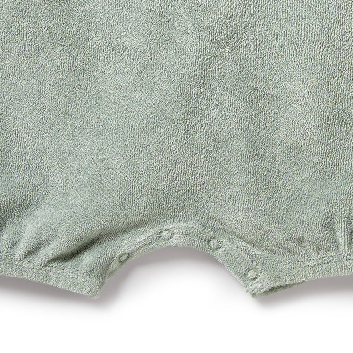 Wilson and Frenchy Pistachio Organic Terry Growsuit