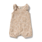Wilson and Frenchy Pattern Play Organic Terry Playsuit
