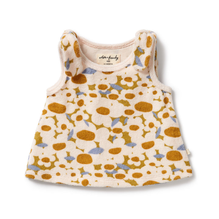 Wilson and Frenchy Flower Burst Organic Terry Singlet