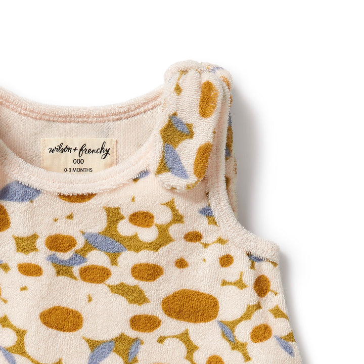 Wilson and Frenchy Flower Burst Organic Terry Singlet