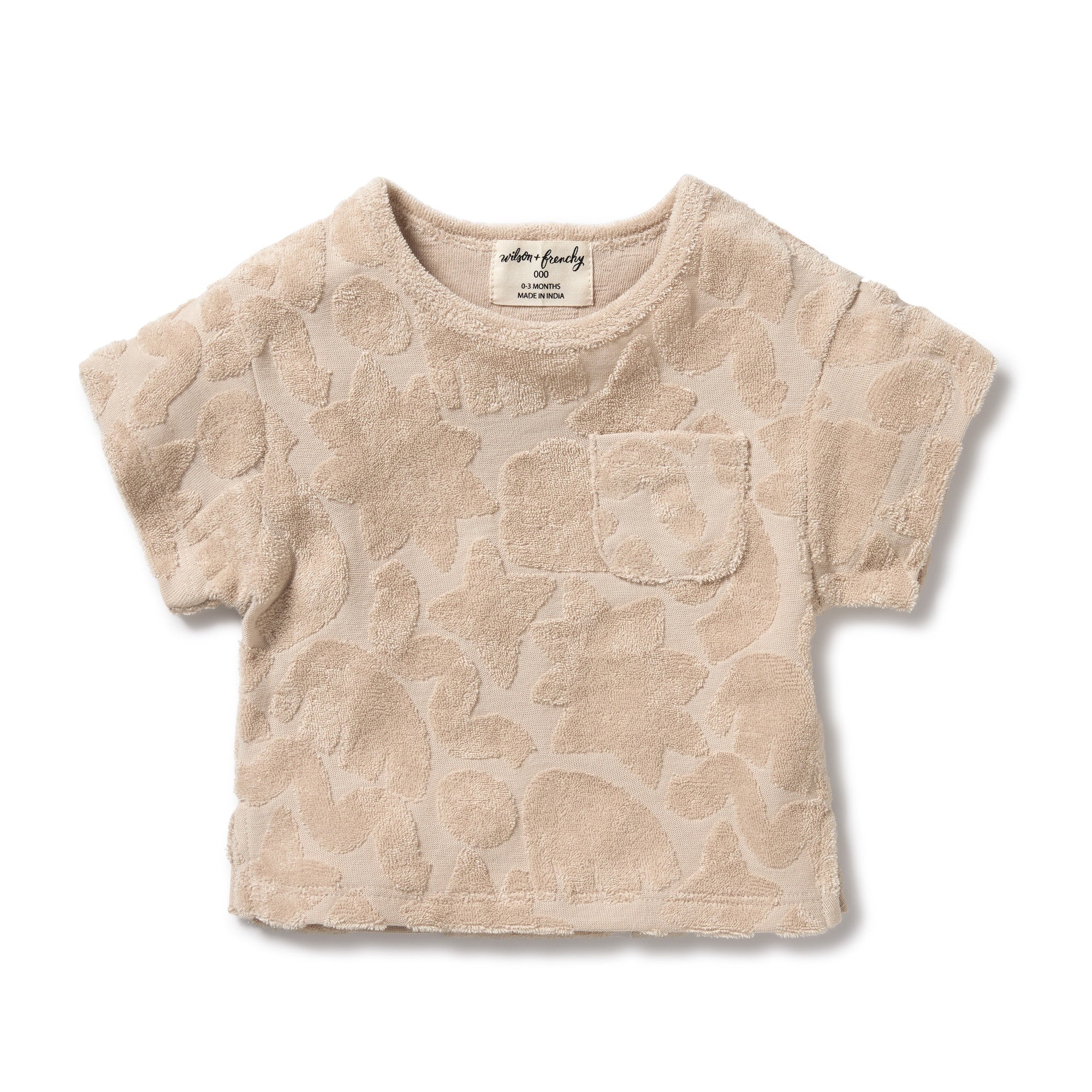 Wilson and Frenchy Pattern Play Organic Terry Tee