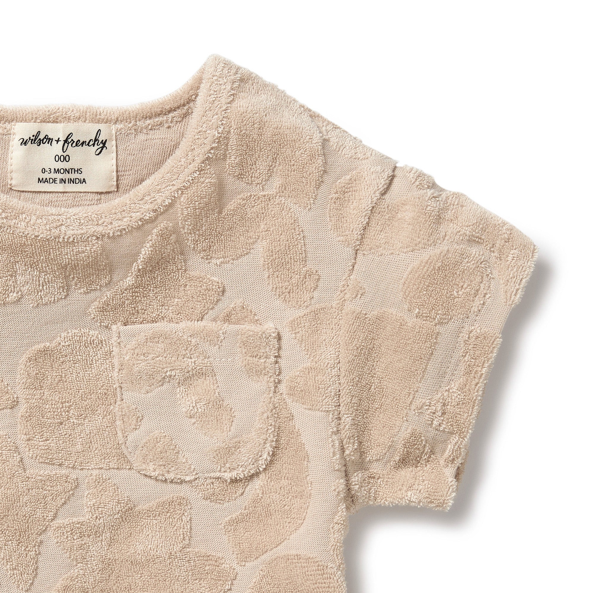 Wilson and Frenchy Pattern Play Organic Terry Tee