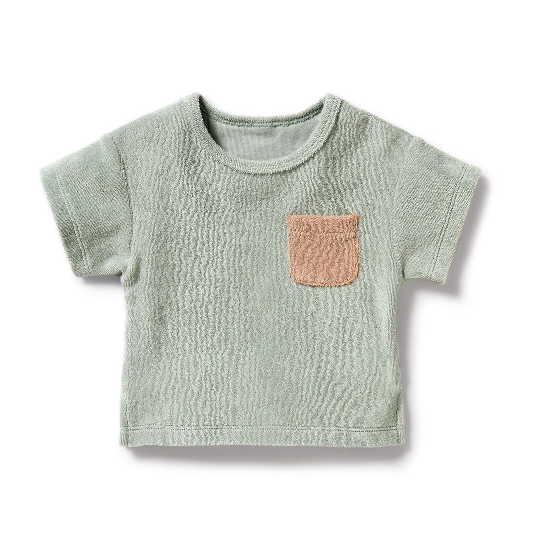 Wilson and Frenchy Pistachio Organic Terry Tee