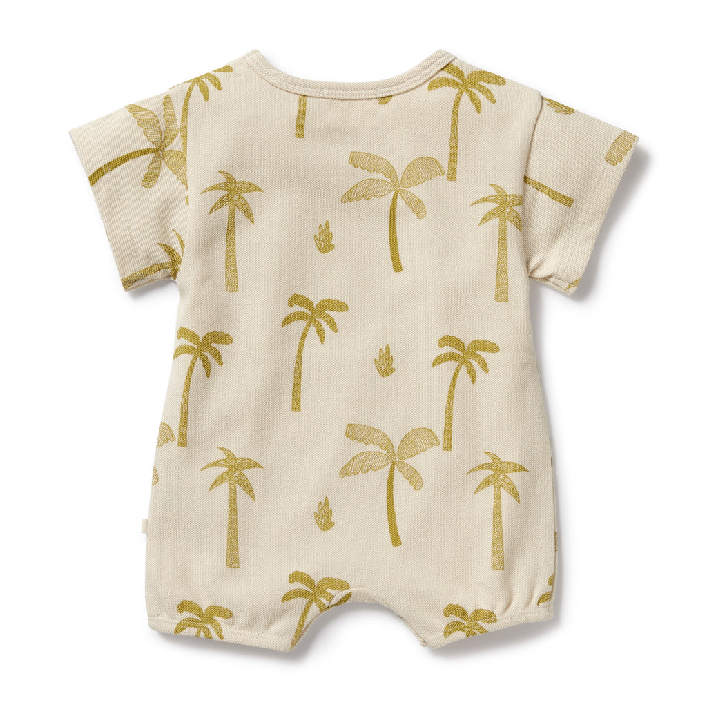 Wilson and Frenchy Palm Days Organic Growsuit - Natural