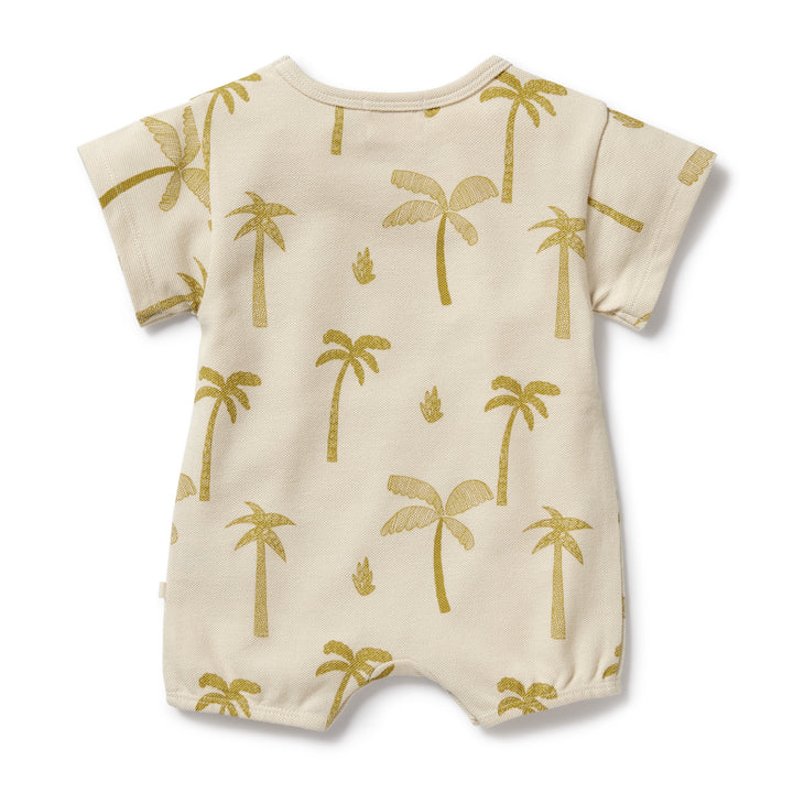 Wilson and Frenchy Palm Days Organic Growsuit - Natural