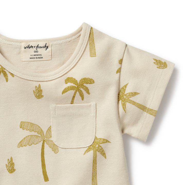 Wilson and Frenchy Palm Days Organic Growsuit - Natural