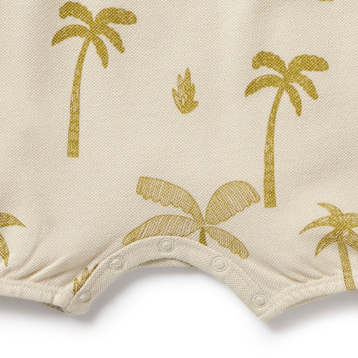 Wilson and Frenchy Palm Days Organic Growsuit - Natural