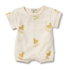 Wilson and Frenchy Quack Quack Organic Growsuit