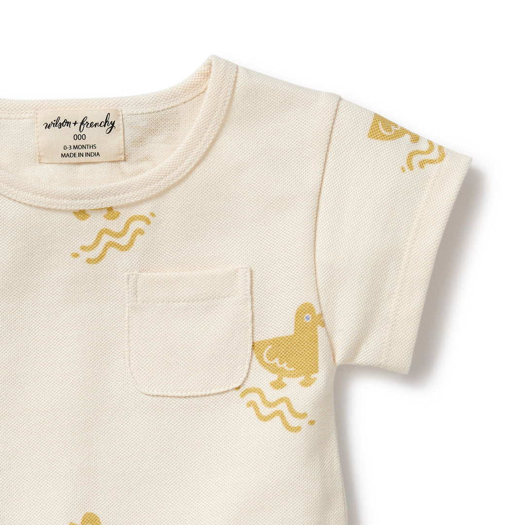 Wilson and Frenchy Quack Quack Organic Growsuit