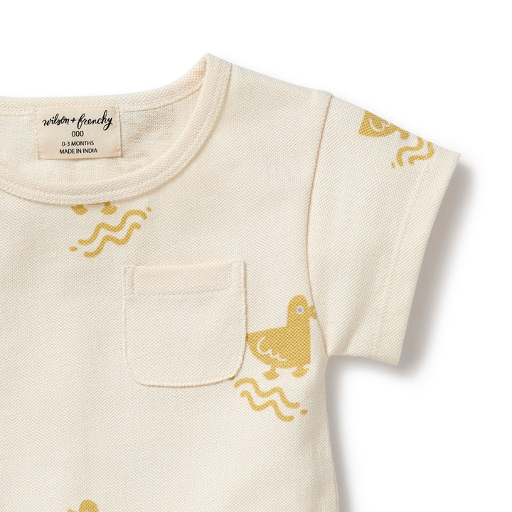 Wilson and Frenchy Quack Quack Organic Growsuit