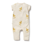 Wilson and Frenchy Quack Quack Organic Ruffle Zipsuit