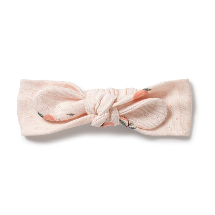Wilson and Frenchy Peaches Organic Pointelle Headband