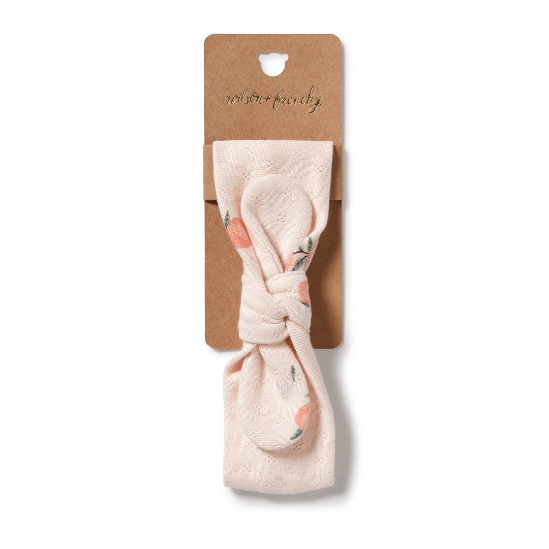 Wilson and Frenchy Peaches Organic Pointelle Headband