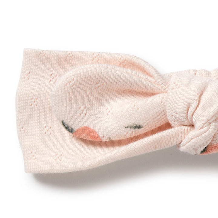 Wilson and Frenchy Peaches Organic Pointelle Headband