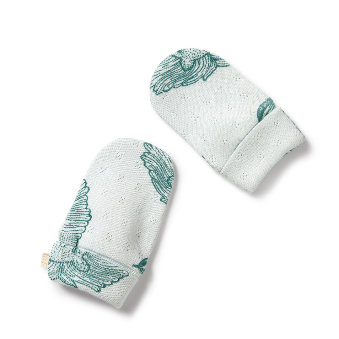 Wilson and Frenchy Little Lion Organic Pointelle Mittens