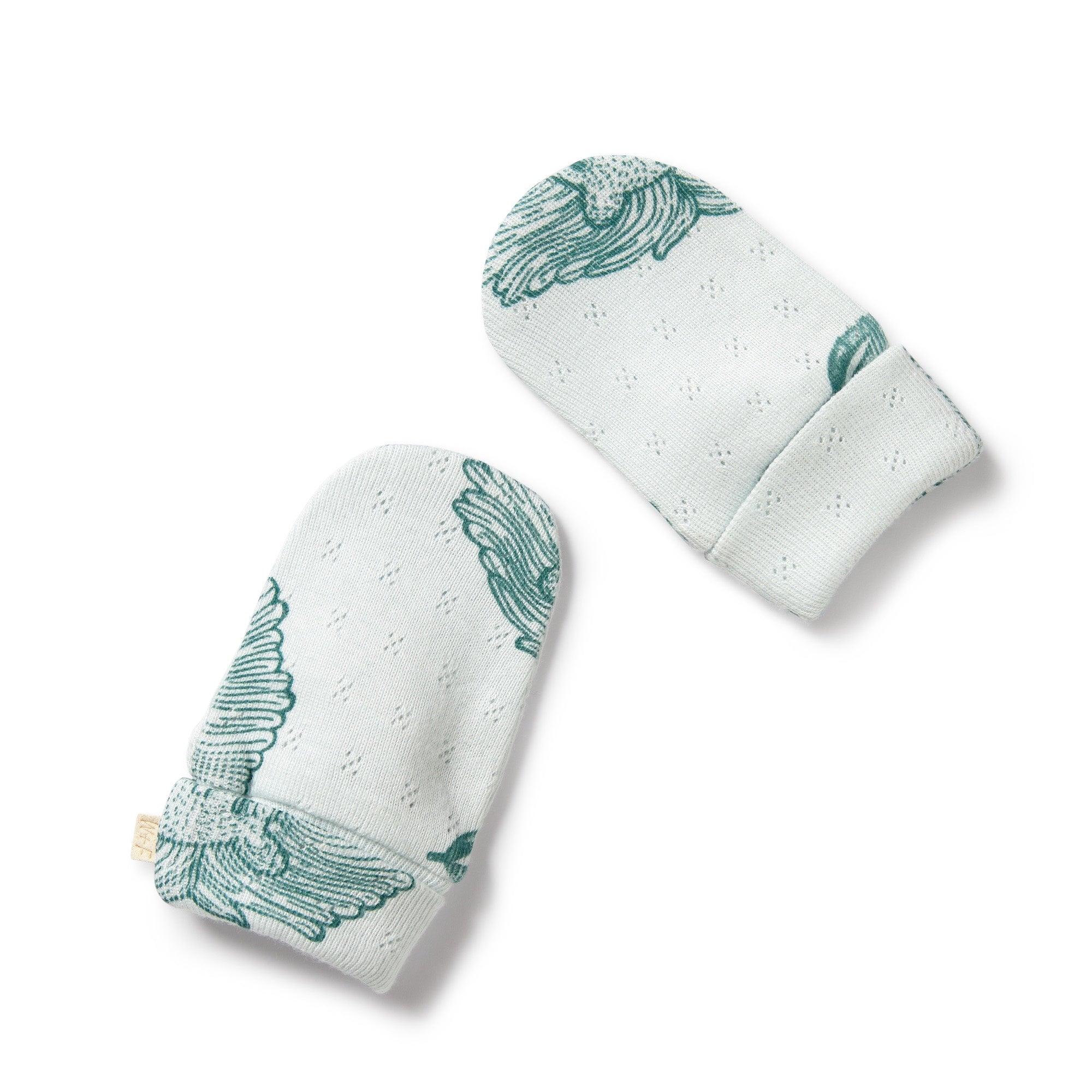 Wilson and Frenchy Little Lion Organic Pointelle Mittens