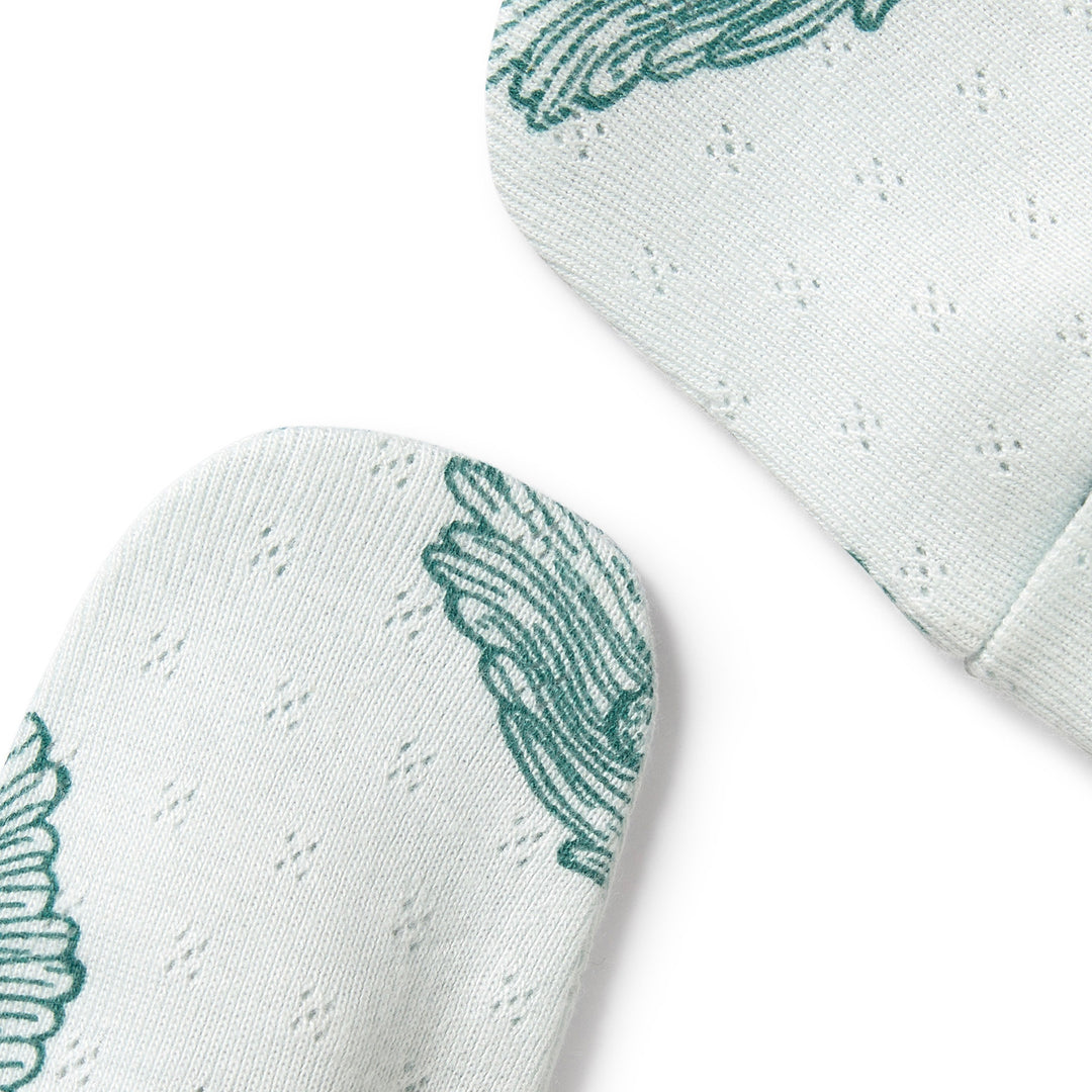 Wilson and Frenchy Little Lion Organic Pointelle Mittens