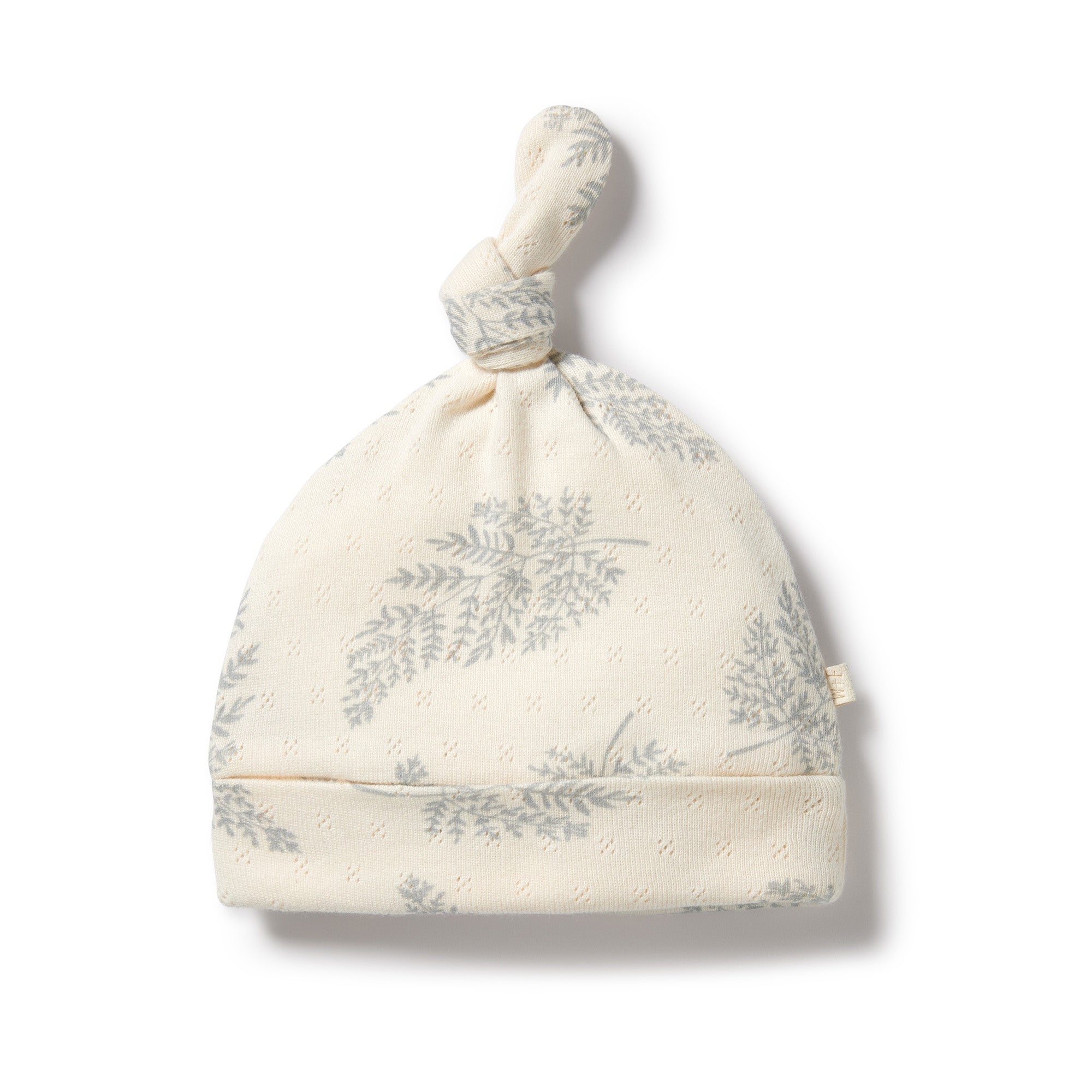 Wilson and Frenchy Forever Ferns Organic Pointelle Knot Hat