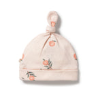 Wilson and Frenchy Peaches Organic Pointelle Knot Hat