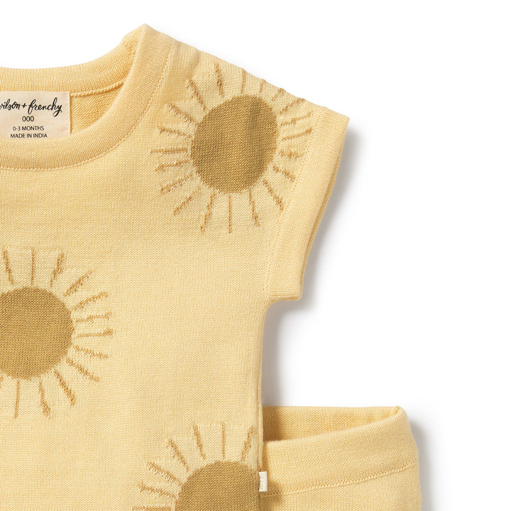Wilson and Frenchy Sunshine Organic Knitted Set