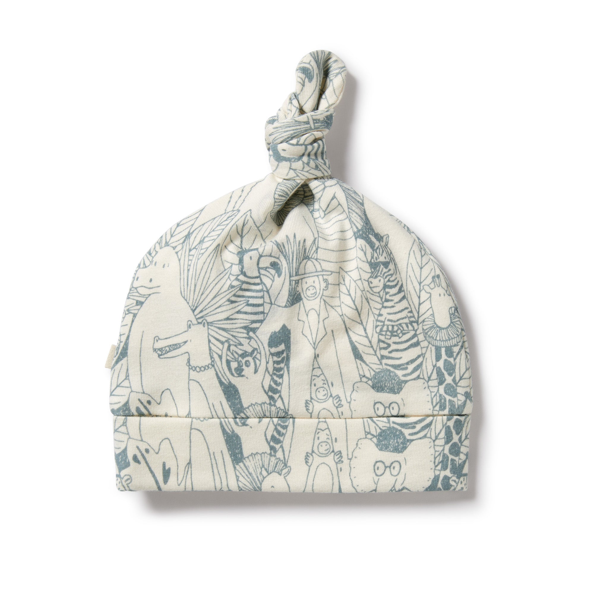 Wilson and Frenchy Hello Friends Organic Knot Hat