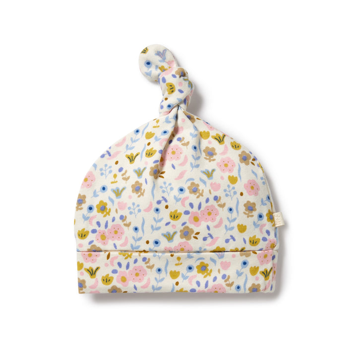 Wilson and Frenchy Ava Floral Organic Knot Hat