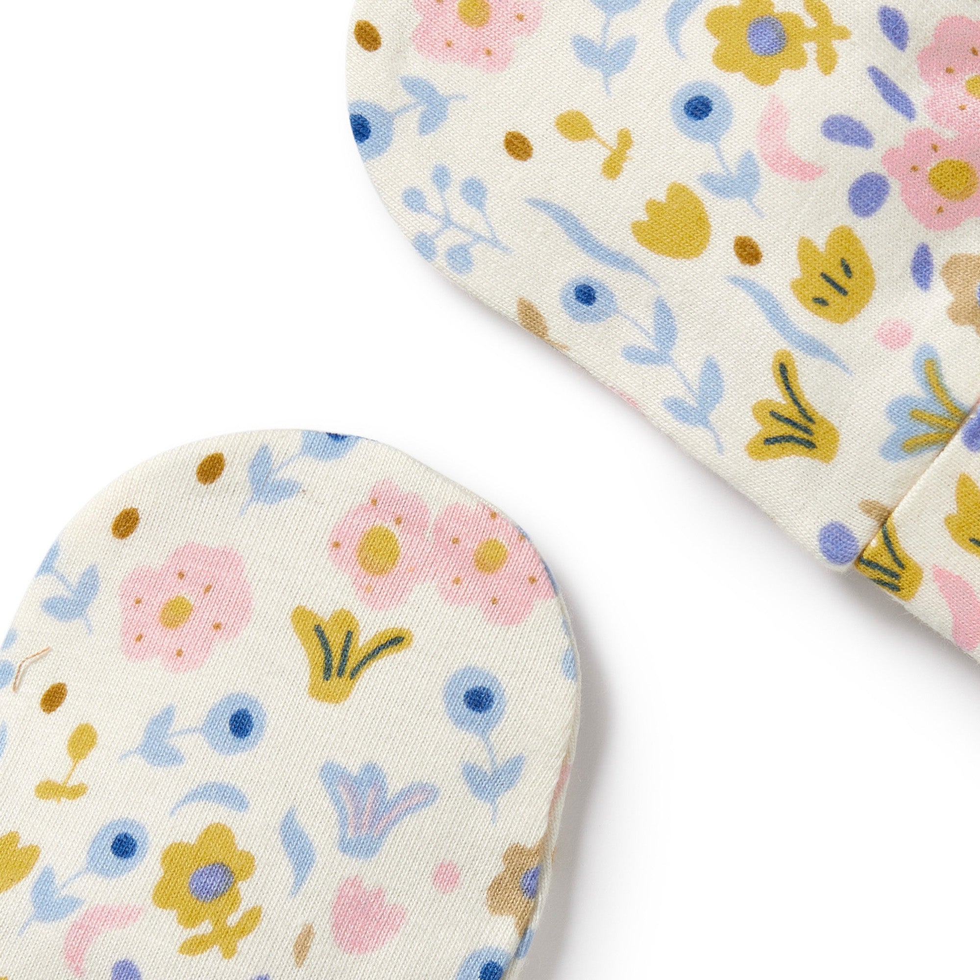 Ava Floral Organic Mittens