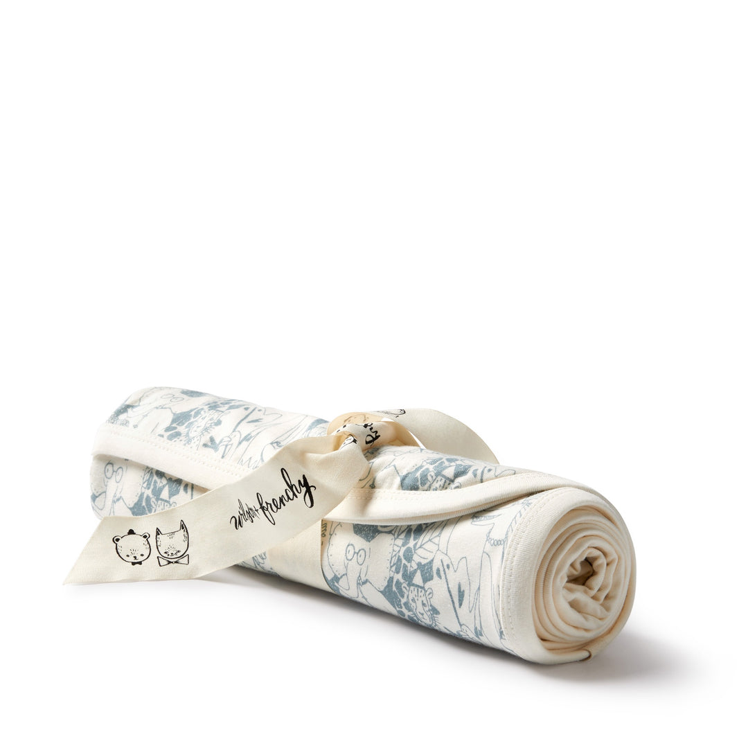 Wilson and Frenchy Hello Friends Organic Bunny Rug