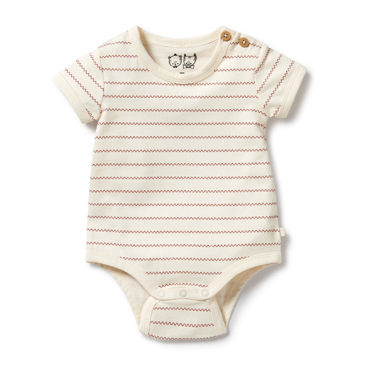 Wilson and Frenchy Squiggle Organic Bodysuit
