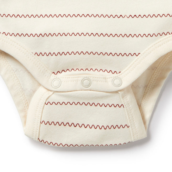 Wilson and Frenchy Squiggle Organic Bodysuit