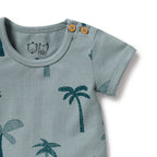 Wilson and Frenchy Palm Days Organic Bodysuit