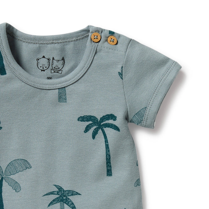 Wilson and Frenchy Palm Days Organic Bodysuit