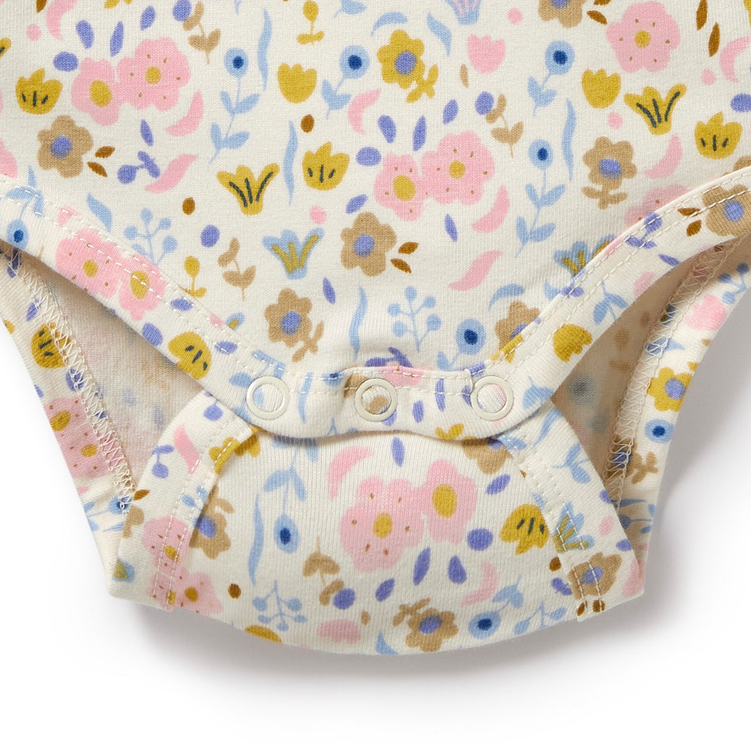 Wilson and Frenchy Ava Floral Organic Bodysuit