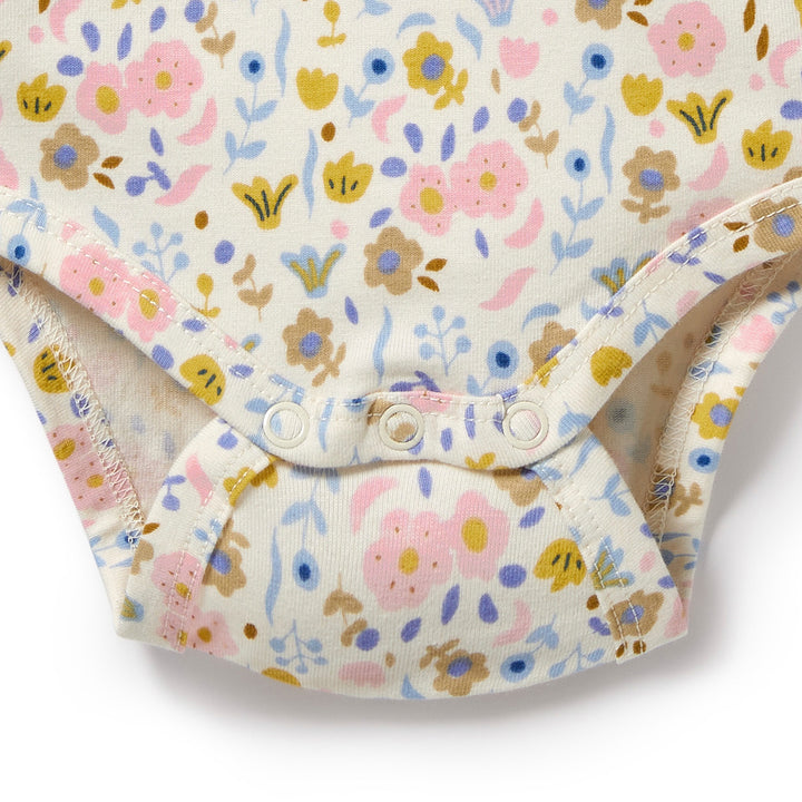 Wilson and Frenchy Ava Floral Organic Bodysuit