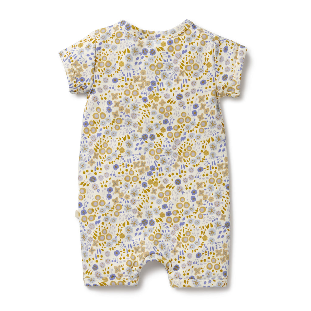 Wilson and Frenchy Little Meadow Organic Boyleg Zipsuit